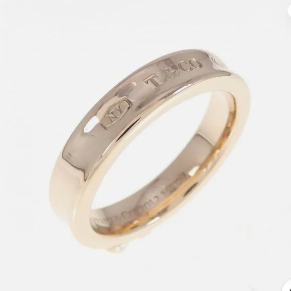 New Auth. Tiffany & Co. 1837 Concave Narrow Band Ring Sterling Silver size 5 - Picture 1 of 10